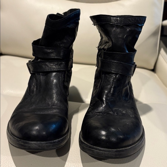 Nero Giardini Black Italian Leather Boots Sz 38/8 #motorbike #punk #grunge - Picture 9 of 16